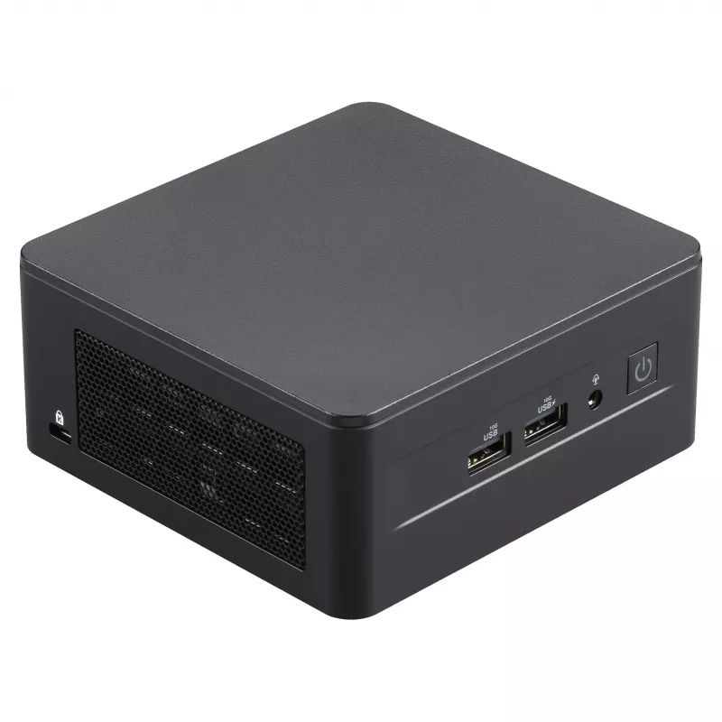 ASUS NUC 13 Pro Tall Kit RNUC13L3HV500000I - Barebone - Mini-PC - Intel Core i5-1350P - Ohne RAM - Ohne Speicher - Intel Iris Xe Graphics - Wi-Fi 6E - Bluetooth 5.3 - 2.5GbE - vPro - Schwarz