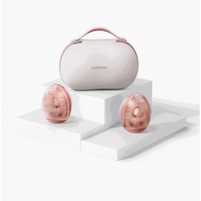 MOMCOZY AIR 1 Ultra-Slim Wearable Breast Pump, BP335 - Hands-Free, Wireless, 2 Modi, 9 Stufen, 150ml