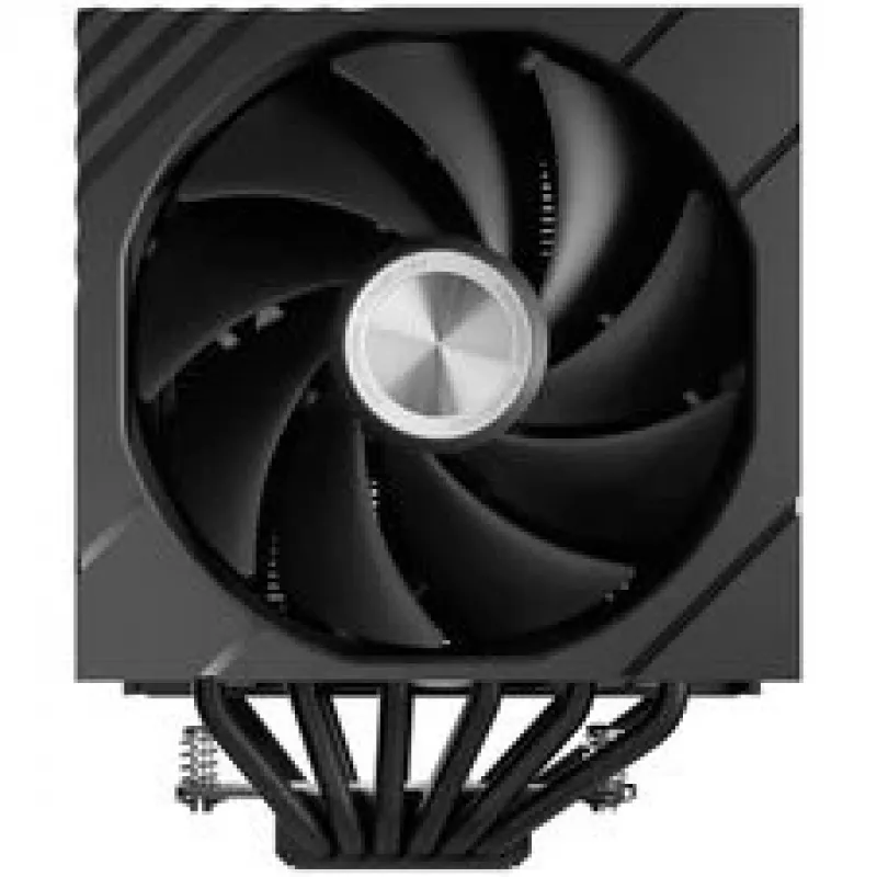 TRYX TURRIS T620 CPU Air Cooler, Dual-Tower, mit 5-Zoll-Display - 140mm, Schwarz