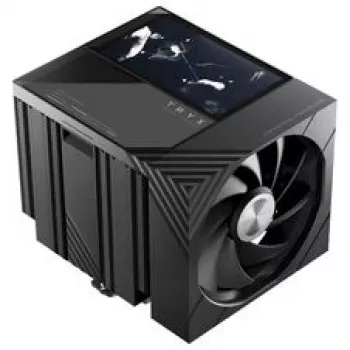 TRYX TURRIS T620 CPU Air Cooler, Dual-Tower, mit 5-Zoll-Display - 140mm, Schwarz