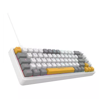 INCA Gaming-Tastatur RGB Red Switch USB Mechanisch 2,00m Weiß (IKG-457)