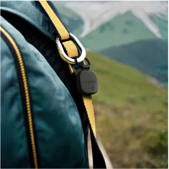 Satechi Vegan-Leder FindAll Schlüsselanhänger Schwarz