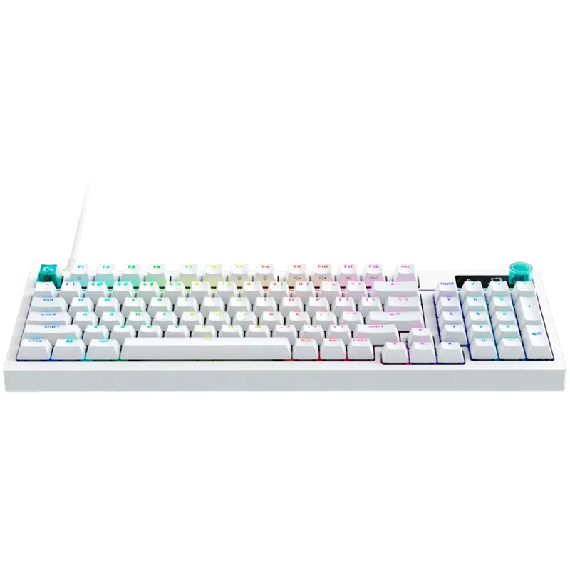 Logitech G316 X 98 Wired Gaming Keyboard - White - US International - Tactile