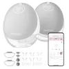 Momcozy M9 Doppelte Tragbare Elektrische Milchpumpe Grau 150ml