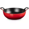 Le Creuset Schmortopf aus Gusseisen Balti-Gericht 24 cm Kirschrot