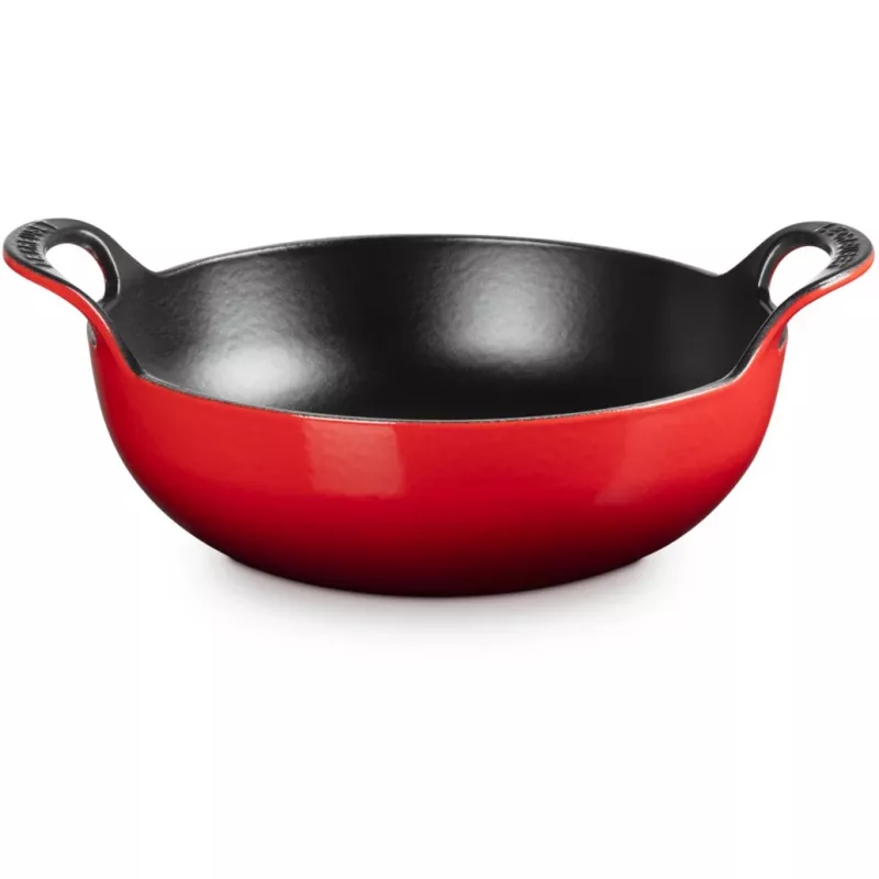 Le Creuset Schmortopf aus Gusseisen Balti-Gericht 24 cm Kirschrot