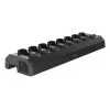 Axis W701 Mk II Docking Station - 8-Bay Lade- und Synchronisationsstation für Körperkameras - 120W - Schwarz (NCS S 9000-N) - Europäischer Stecker