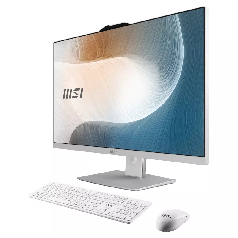 MSI Modern AM272P 1M-1236AT 27-Zoll All-in-One-PC, Intel Core 7 150U, 16 GB RAM, 512 GB SSD, Windows 11 Home, Weiß