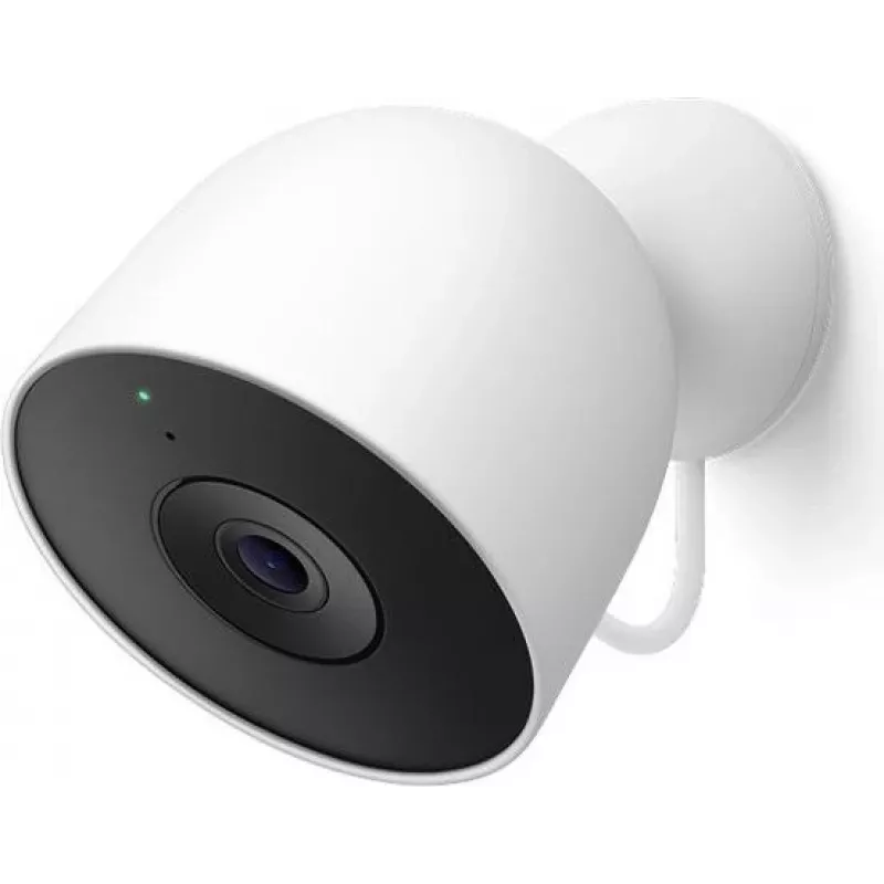 Google Nest Cam Outdoor, Snow, Wired, 2nd Gen (GA09963-EU)