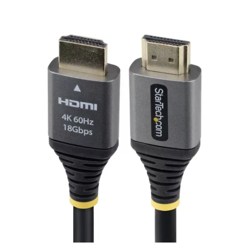 StarTech.com 1.5m Premium High Speed HDMI 2.0 Kabel - 4K 60Hz - Schwarz/Silber