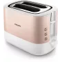 Philips Viva Collection HD2638/11 Toaster 2 Slice 950 W Rose Gold, White
