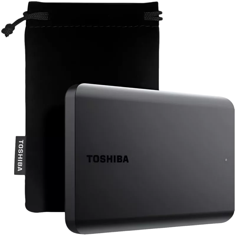 Toshiba Canvio Basics Excl 1TB externe Festplatte, USB 3.2 Gen 1, Schwarz