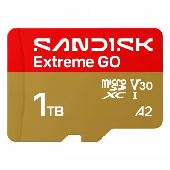 SanDisk Extreme GO microSDXC 1 TB UHS-I Speicherkarte, Lesegeschwindigkeit bis zu 240 MB/s, V30, A2