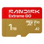 SanDisk Extreme GO microSDXC 1 TB UHS-I Speicherkarte, Lesegeschwindigkeit bis zu 240 MB/s, V30, A2