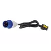 APC Stromkabel - IEC 60309 16A (M) auf IEC 60320 C19 - 16 A - 3,0 m - Verriegelung - Schwarz - für P/N: SMT2200I-AR, SMT2200R2I-AR, SMT3000I-AR, SMT3000R2I-AR, SRT1500XLI, SRT2200XLI-KR (AP8758)