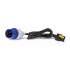 APC Stromkabel - IEC 60309 16A (M) auf IEC 60320 C19 - 16 A - 3,0 m - Verriegelung - Schwarz - für P/N: SMT2200I-AR, SMT2200R2I-AR, SMT3000I-AR, SMT3000R2I-AR, SRT1500XLI, SRT2200XLI-KR (AP8758)