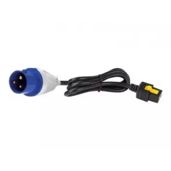 APC Stromkabel - IEC 60309 16A (M) auf IEC 60320 C19 - 16 A - 3,0 m - Verriegelung - Schwarz - für P/N: SMT2200I-AR, SMT2200R2I-AR, SMT3000I-AR, SMT3000R2I-AR, SRT1500XLI, SRT2200XLI-KR (AP8758)