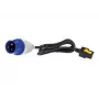 APC Stromkabel - IEC 60309 16A (M) auf IEC 60320 C19 - 16 A - 3,0 m - Verriegelung - Schwarz - für P/N: SMT2200I-AR, SMT2200R2I-AR, SMT3000I-AR, SMT3000R2I-AR, SRT1500XLI, SRT2200XLI-KR (AP8758)