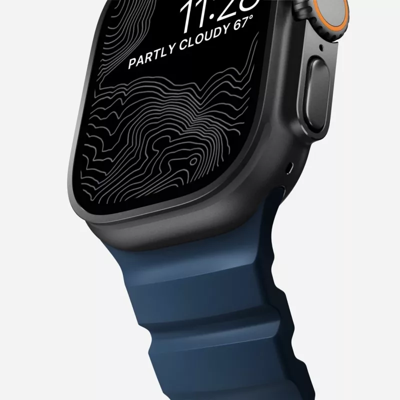NOMAD Rocky Point Band für Apple Watch 46mm/49mm Navy/Black