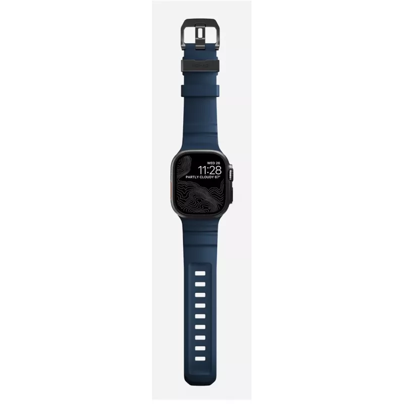 NOMAD Rocky Point Band für Apple Watch 46mm/49mm Navy/Black