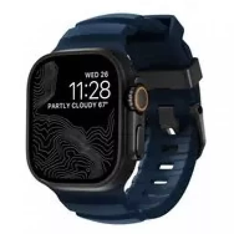 NOMAD Rocky Point Band für Apple Watch 46mm/49mm Navy/Black