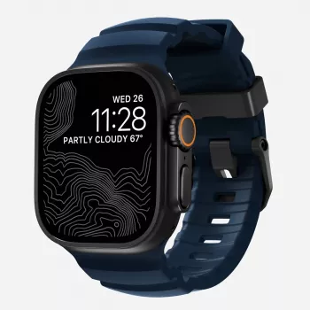 NOMAD Rocky Point Band für Apple Watch 46mm/49mm Navy/Black
