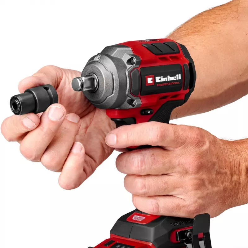 Einhell Professional TP-CW 18/350-C Li BL Akku-Schlagschrauber 18V 350Nm Gerät nur Rot/Schwarz