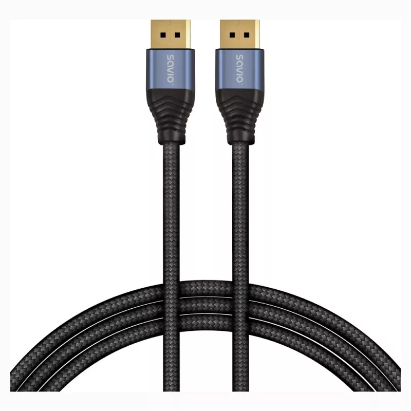 SAVIO CL-210 DisplayPort 2.1 Kabel 2m Schwarz