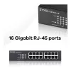 ZyXEL GS1100-16E 16-Port Gigabit Unmanaged Metal Switch