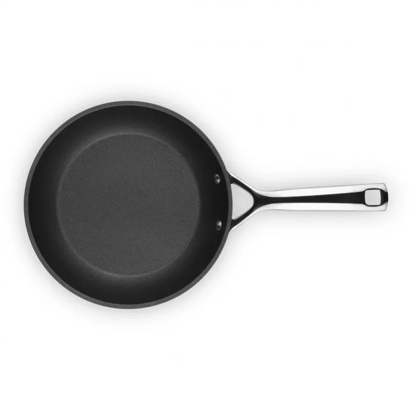 Le Creuset gehärtete Antihaft-Bratpfanne flach, 28 cm, Schwarz