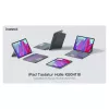 Inateck Tastaturhülle für iPad 10. Generation (10,9 Zoll, 2022) mit Trackpad und Hintergrundbeleuchtung - Grau