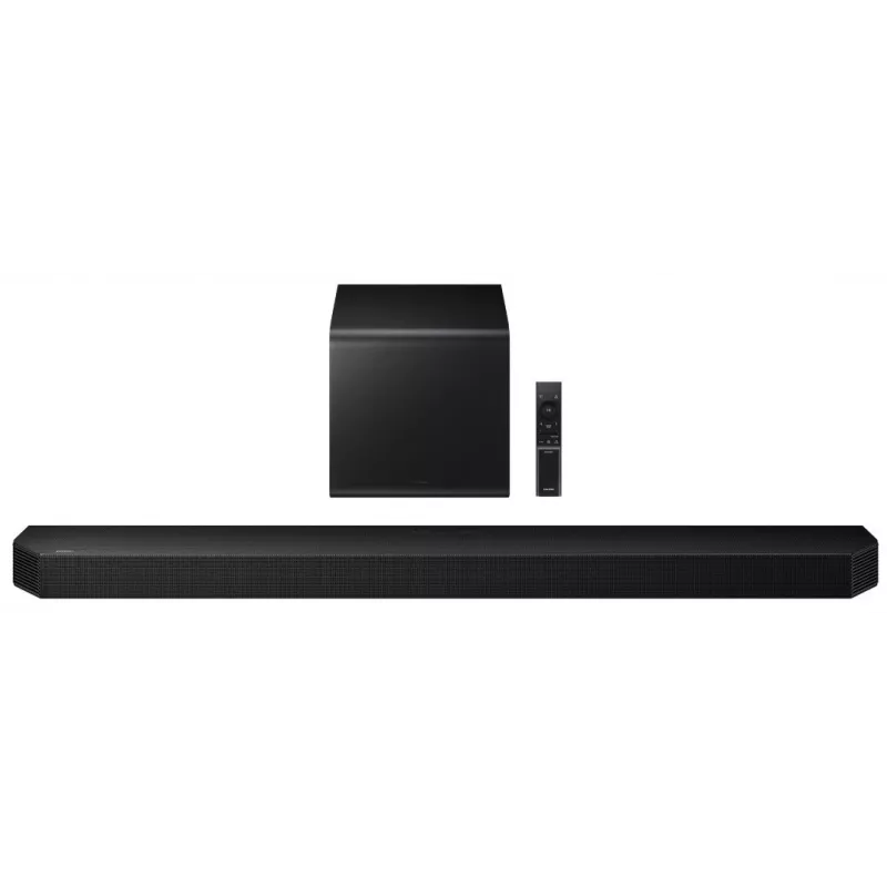 Samsung HW-Q800H/EN 5.1.2 Channel Soundbar mit kabellosem Subwoofer, Dolby Atmos, Bluetooth, Wi-Fi, Schwarz