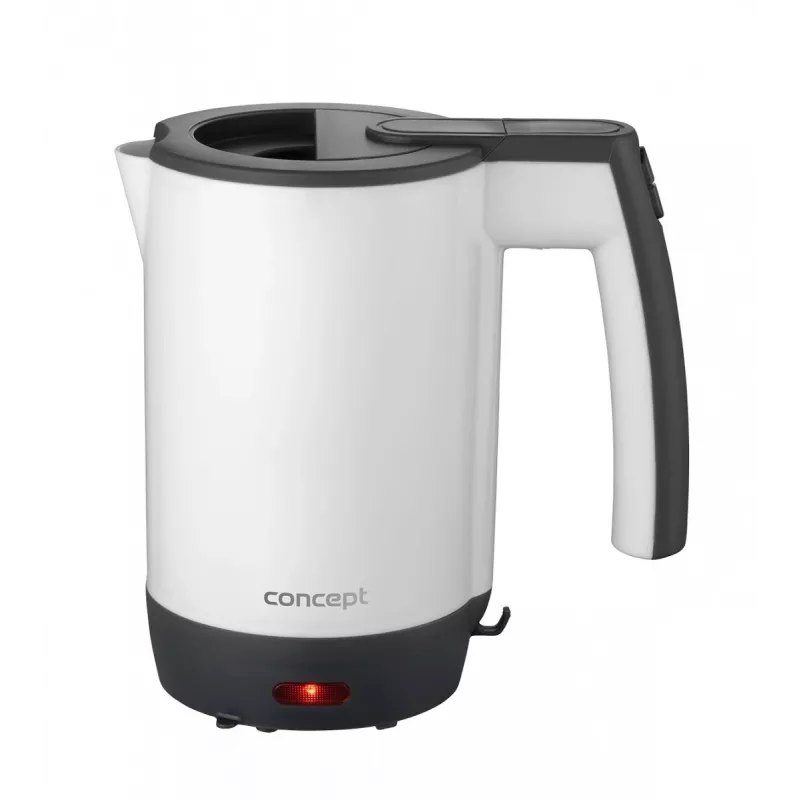 Concept RK7030 Reise-Wasserkocher 0,5L mit 2 Bechern, Weiß
