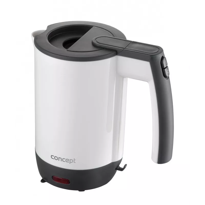 Concept RK7030 Reise-Wasserkocher 0,5L mit 2 Bechern, Weiß