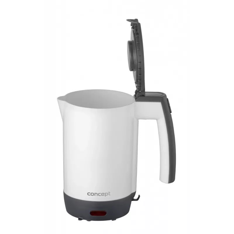 Concept RK7030 Reise-Wasserkocher 0,5L mit 2 Bechern, Weiß