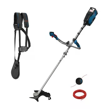 Bosch Professional GFR 18V-25 BH Akku-Rasenkantentrimmer bürstenlos (ohne Akku, 18V, 250mm Schnittdurchmesser, Blau/Schwarz)