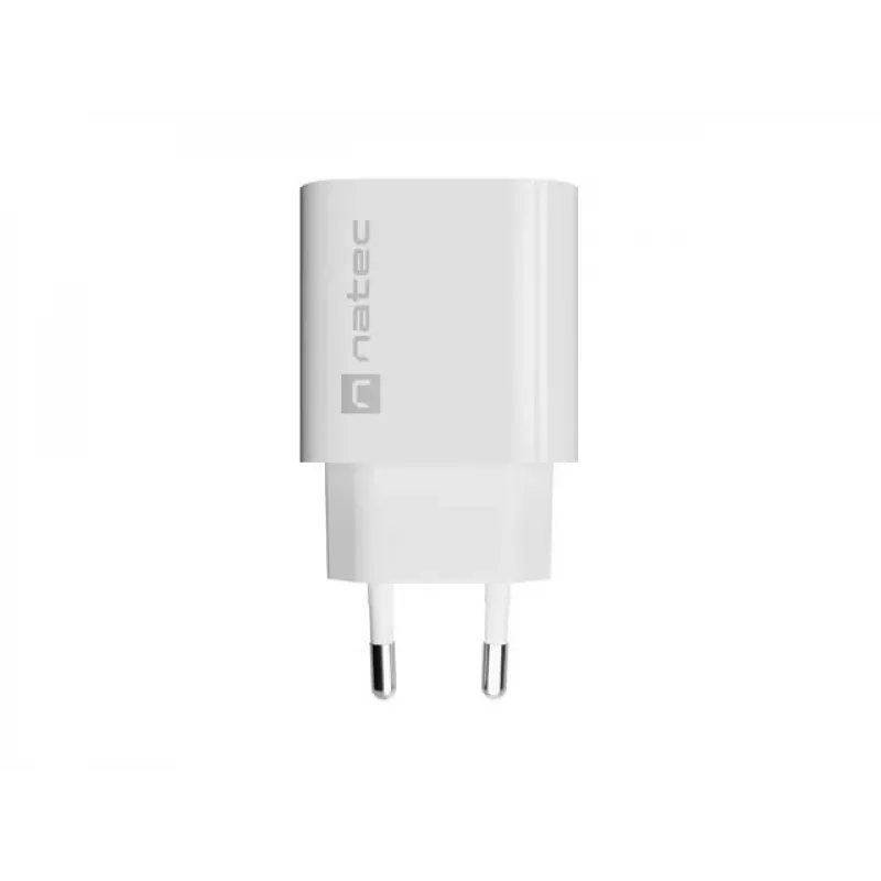 NATEC Ribera Wall Charger 1x USB-A 18W White