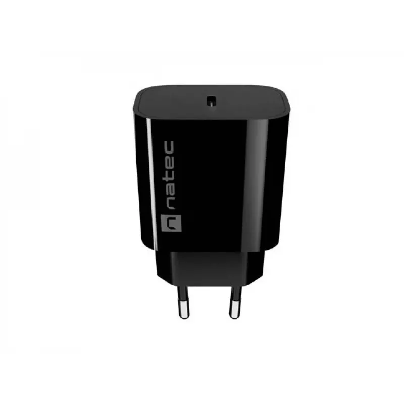 NATEC Ribera USB-C Wandladegerät 20W Schwarz