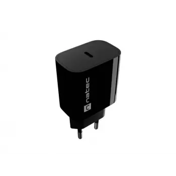NATEC Ribera USB-C Wandladegerät 20W Schwarz