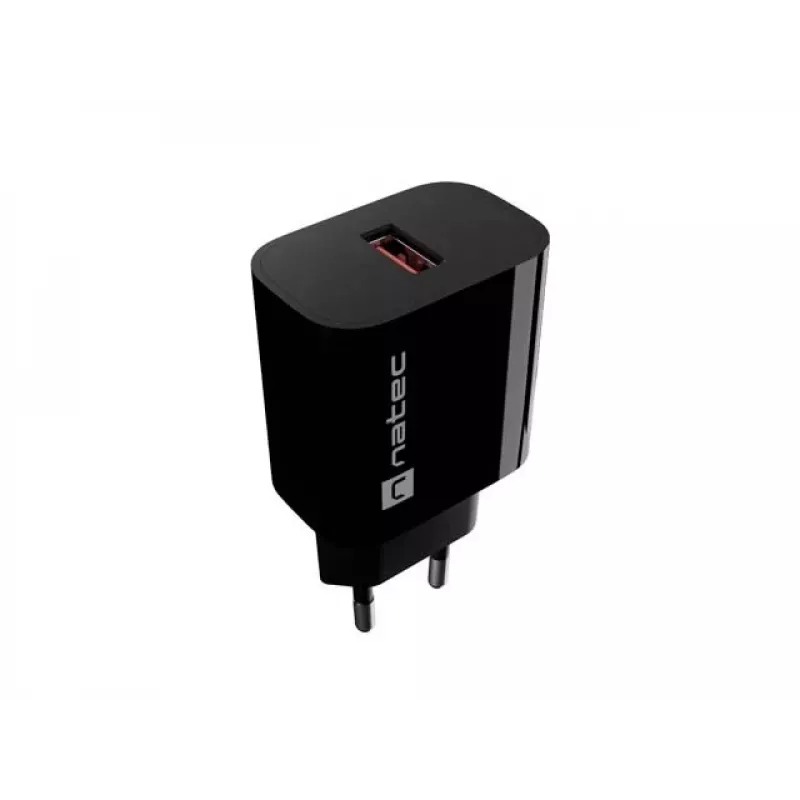 Natec Ribera USB-A Wandladegerät 18W Schwarz