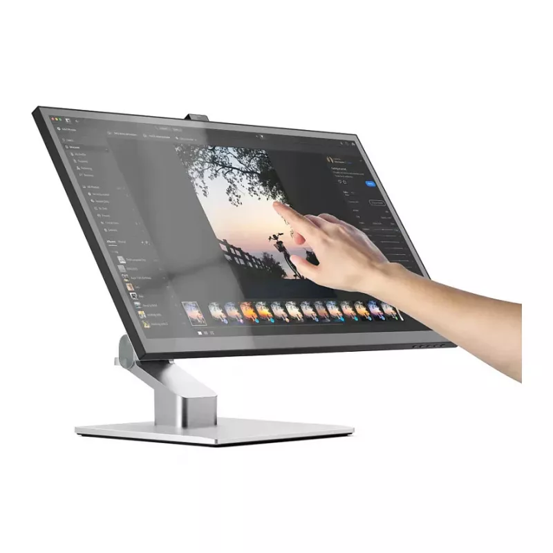 ALOGIC Clarity Fold Touch 27 Zoll 4K UHD IPS Touchscreen Monitor mit Webcam, 65W USB-C PD, Fold Stand