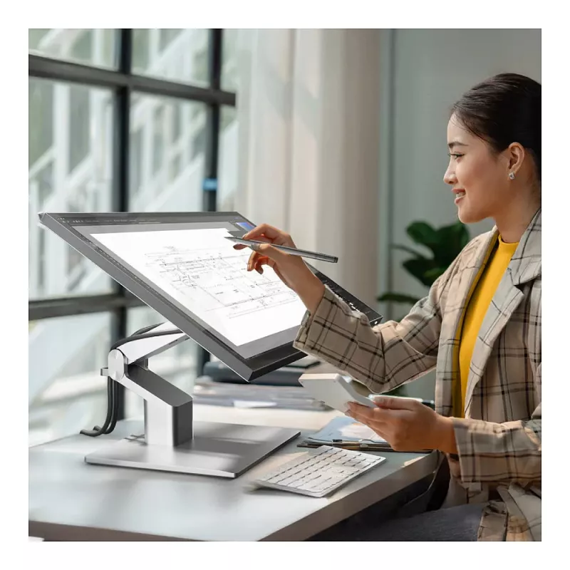 ALOGIC Clarity Fold Touch 27 Zoll 4K UHD IPS Touchscreen Monitor mit Webcam, 65W USB-C PD, Fold Stand