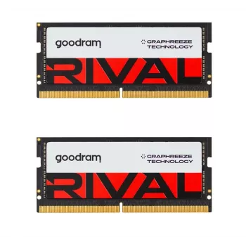 GOODRAM RIVAL SODIMM DDR5 32GB (2x16GB) 5600MHz CL40 Single Rank Laptop Arbeitsspeicher