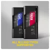AXAGON EEM2-SD2B Externes Gehäuse 10Gbps M.2 NVMe/SATA SSD mit LED-Anzeige, USB-C, Schwarz