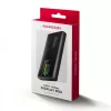 AXAGON EEM2-SD2B Externes Gehäuse 10Gbps M.2 NVMe/SATA SSD mit LED-Anzeige, USB-C, Schwarz