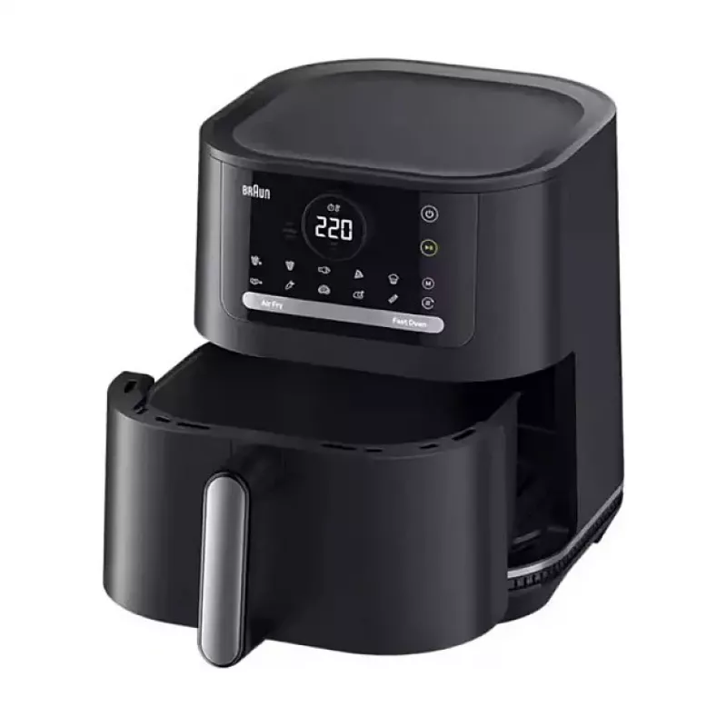Braun Household 2-in-1 Heißluftfritteuse MultiFry 5 HF 5054I (Schwarz, 2000 W, 6,0 L Korb)