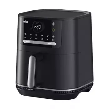 Braun Household 2-in-1 Heißluftfritteuse MultiFry 5 HF 5054I (Schwarz, 2000 W, 6,0 L Korb)
