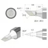 iFixit FixHub Lötspitze Messer 2,5 mm Silber