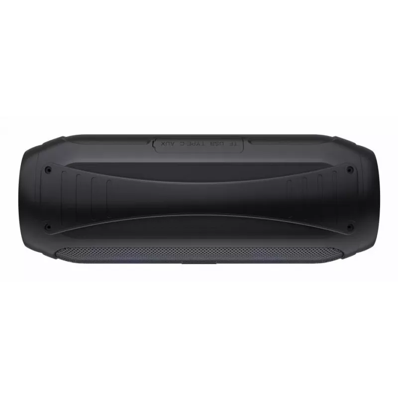 Denver BTG-618 Tragbarer Bluetooth-Party-Lautsprecher 200W mit LED-Leuchten, Schwarz