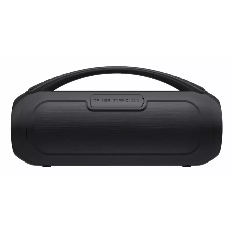 Denver BTG-618 Tragbarer Bluetooth-Party-Lautsprecher 200W mit LED-Leuchten, Schwarz